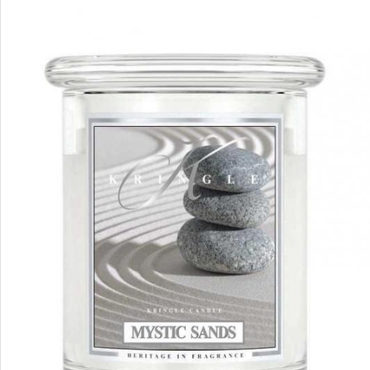  Kringle Candle - Mystic Sands - średni, klasyczny słoik (411g) z 2 knotami Świeca zapachowa